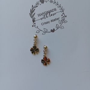 Cercei Norocel la purtator placati cu aur - bijuterii - cercei - cercei din mărgele - Artynos.ro