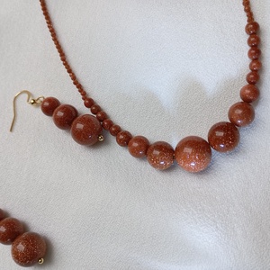 Set bijuterii de ocazie cu Piatra Soarelui - bijuterii - seturi de bijuterii - Artynos.ro