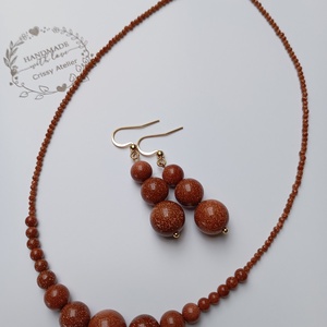 Set bijuterii de ocazie cu Piatra Soarelui - bijuterii - seturi de bijuterii - Artynos.ro