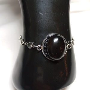 Set bratara si inel cu Onix si Swarovski - bijuterii - seturi de bijuterii - Artynos.ro