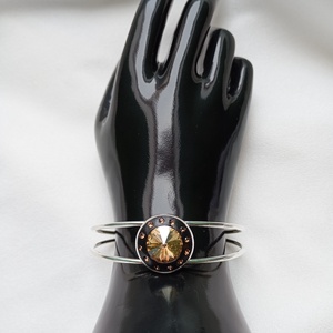 Bratara reglabila cu cristale Swarovski, Bijuterii, Bratari, Bratari din margele, Confectionarea bijuteriilor, ARTYNOS