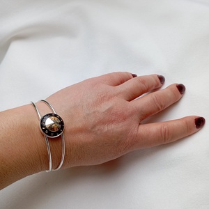 Bratara reglabila cu cristale Swarovski - bijuterii - brățări - brățări din mărgele - Artynos.ro