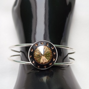 Bratara reglabila cu cristale Swarovski - bijuterii - brățări - brățări din mărgele - Artynos.ro