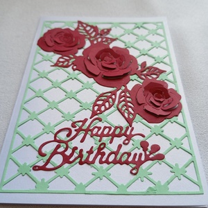 Felicitare cu decupaje Happy Birthday - casă & stil de viață - produse de papetărie - invitații, felicitări - Artynos.ro