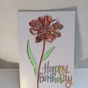 Felicitare cu decupaje Happy Birthday - casă & stil de viață - produse de papetărie - invitații, felicitări - Artynos.ro