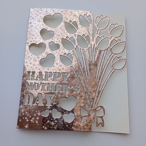 Felicitare sclipitoare pentru Ziua Mamei - casă & stil de viață - produse de papetărie - invitații, felicitări - Artynos.ro