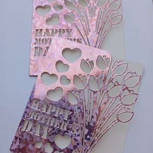 Felicitare sclipitoare pentru Ziua Mamei - casă & stil de viață - produse de papetărie - invitații, felicitări - Artynos.ro