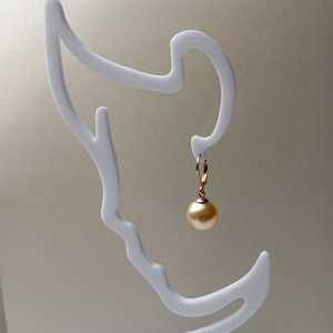 Cercei cu perle Swarovski 12mm si tortite placate cu aur 18K, Bijuterii, Cercei, Cercei din margele, Confectionarea bijuteriilor, ARTYNOS