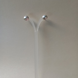 Cercei Swarovski Moonlight 8 mm si tortite aurii din otel inoxidabil - bijuterii - cercei - cercei din mărgele - Artynos.ro