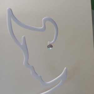 Cercei Swarovski Moonlight 8 mm si tortite aurii din otel inoxidabil - bijuterii - cercei - cercei din mărgele - Artynos.ro