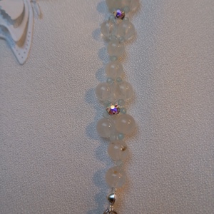 Bratara cu margele Topaz si Swarovski chaton montee - bijuterii - brățări - brățări din pietre semiprețioase - Artynos.ro