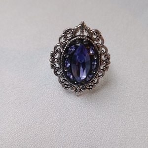 Inel reglabil cu cristale Swarovski - bijuterii - inele - inele cu pietre semiprețioase - Artynos.ro