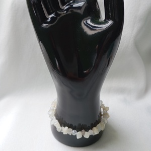 Bratara cu Piatra Lunii chipsuri si Cuart rutilat  - bijuterii - brățări - brățări din pietre semiprețioase - Artynos.ro