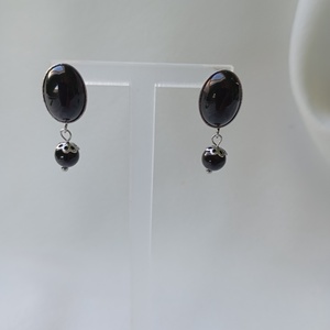 Cercei retro cu Onix - bijuterii - cercei - cercei din pietre semiprețioase - Artynos.ro