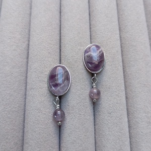 Cercei retro cu Ametist - Artynos.ro