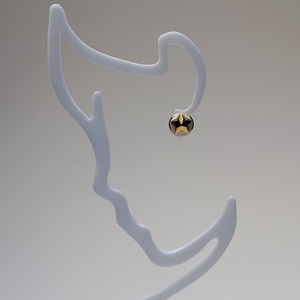 Cercei Steluta aurie Swarovski 10mm - bijuterii - cercei - cercei din mărgele - Artynos.ro