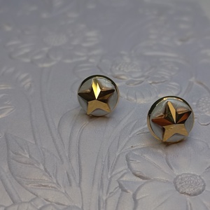 Cercei Steluta aurie Swarovski 10mm - Artynos.ro