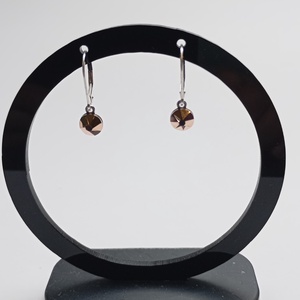 Set din argint cu cristal Swarovski Rose Gold 6mm - bijuterii - seturi de bijuterii - Artynos.ro