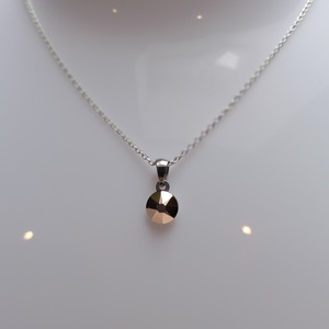 Set din argint cu cristal Swarovski Rose Gold 6mm - bijuterii - seturi de bijuterii - Artynos.ro
