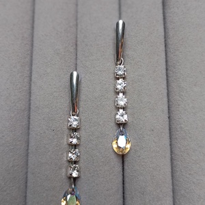Cercei cristale Swarovski si Preciosa - bijuterii - cercei - cercei din mărgele - Artynos.ro