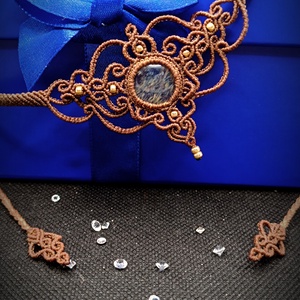 Colier Choker Micromacrame Victorian  - bijuterii - coliere - chockere - Artynos.ro