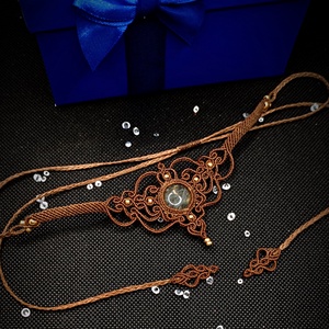 Colier Choker Micromacrame Victorian  - bijuterii - coliere - chockere - Artynos.ro