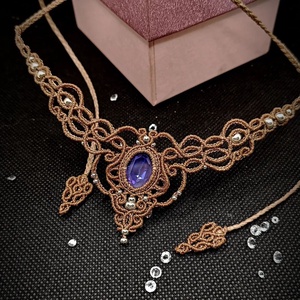 Colier elegant cu cristal Swarovski  - bijuterii - coliere - chockere - Artynos.ro