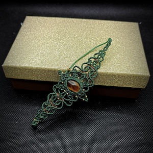 Brățară Talisman Verde Ochi de tigru  - bijuterii - brățări - brățări împletite - Artynos.ro