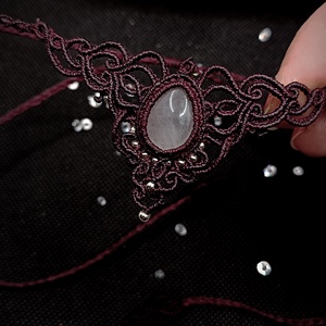 Colier Choker Delicat Cuart  - bijuterii - coliere - chockere - Artynos.ro