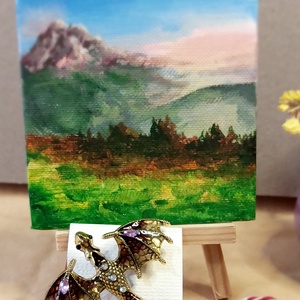 Mărțișor deosebit - arte vizuale și accesorii  - picturi - pictură acrilică - Artynos.ro