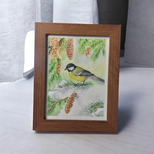 Tablou pasare pe crenguta - Artynos.ro