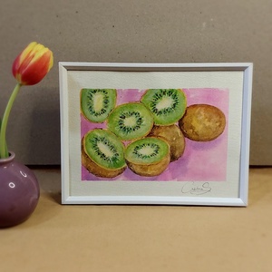 Ilustrație kiwi - arte vizuale și accesorii  - grafică, ilustrație - alte desene - Artynos.ro