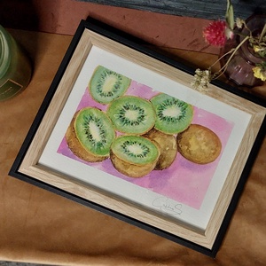 Ilustrație kiwi - arte vizuale și accesorii  - grafică, ilustrație - alte desene - Artynos.ro