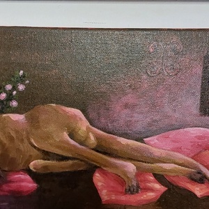 Tablou cu cangur - arte vizuale și accesorii  - picturi - pictură acrilică - Artynos.ro