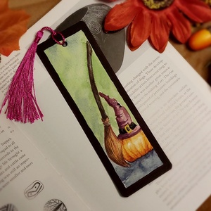 Semn de carte halloween - cărți și creații cu tematică muzicală, cadouri - semn de carte - Artynos.ro