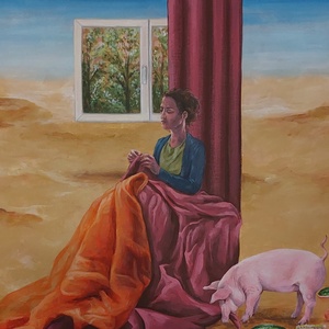 Tablou Nature vs Consumerism  - arte vizuale și accesorii  - picturi - pictură acrilică - Artynos.ro