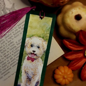 Semn de carte handmade -catel 2 - Artynos.ro