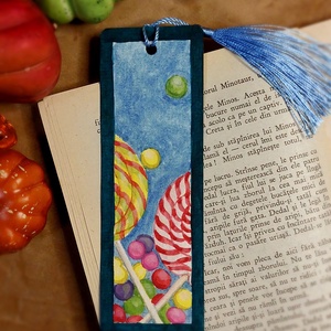 Semn de carte handmade- dulciuri - cărți și creații cu tematică muzicală, cadouri - semn de carte - Artynos.ro