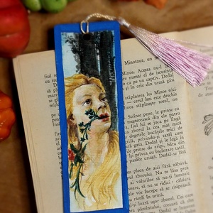 Semn de carte handmade - primavera - cărți și creații cu tematică muzicală, cadouri - semn de carte - Artynos.ro
