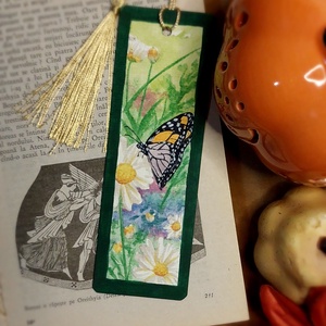Semn de carte handmade -fluture - cărți și creații cu tematică muzicală, cadouri - semn de carte - Artynos.ro