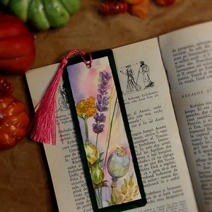 Semn de carte handmade- wildflowers - Artynos.ro