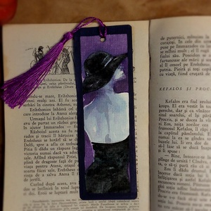 Semn de carte handmade - mystery woman2 - Artynos.ro