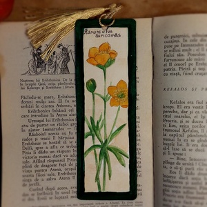 Semn de carte handmade-botanical - Artynos.ro