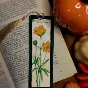 Semn de carte handmade-botanical - cărți și creații cu tematică muzicală, cadouri - semn de carte - Artynos.ro