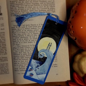 Semn de carte handmade -nightmare before christmas - Artynos.ro