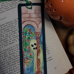 Semn de carte handmade- glowing ghost - Artynos.ro