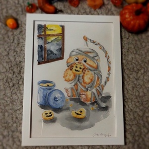 Ilustratie copii- cookie monster - arte vizuale și accesorii  - grafică, ilustrație - alte desene - Artynos.ro