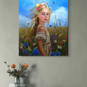 Pictură ulei, Ilinca - arte vizuale și accesorii  - picturi - pictură în ulei - Artynos.ro