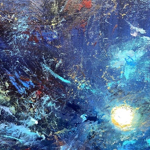 Pictură ulei As above so below - arte vizuale și accesorii  - picturi - pictură în ulei - Artynos.ro