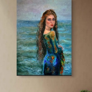 Pictură ulei November rain - arte vizuale și accesorii  - picturi - pictură în ulei - Artynos.ro
